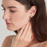 14kt Gold Turquoise Cabochon Stud Earrings